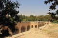 Chubi Bridge in Esfahan city, Iran.