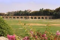 Chubi Bridge in Esfahan city, Iran.