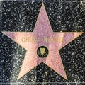 Chuck Norris star on Hollywood Walk of Fame Royalty Free Stock Photo