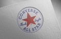 Converse-all-star-1_1 on paper texture