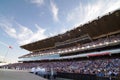 Chuckwagon races at Calgary Stampede