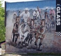 Chuckwagon Wall Mural Small Town Canada Royalty Free Stock Photo