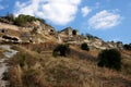 Chufut-Kale - a cave city. Royalty Free Stock Photo