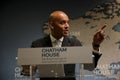 Chuka Umunna, Labour party MP, speaking at Chatham House