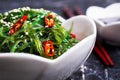 Chukka salad from seaweed Royalty Free Stock Photo