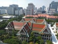 Library of Chulalongkorn University, the oldest university of Thailand. Royalty Free Stock Photo