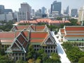 Library of Chulalongkorn University, the oldest university of Thailand. Royalty Free Stock Photo