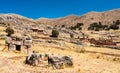 Chullpas of Molloco, funerary towers in Peru Royalty Free Stock Photo