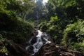 Chum Seang waterfall rainb forest Ranong Royalty Free Stock Photo