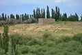 Chunche in Uighur language used for drying raisins built in high and windy nature area of Turpan in Xinjiang Uighur Autonomous R