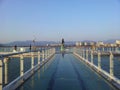 Sky walk over Soyang Lake in Chuncheon