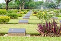 Chungkai War Cemetery, Thailand Royalty Free Stock Photo