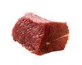 Chunk of raw red meat Royalty Free Stock Photo