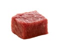 Chunk of raw red meat Royalty Free Stock Photo