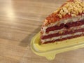 chunk of red Velved cake