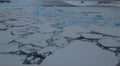 Ice Sheets Breaking Apart Off the Coast of Antarctica Royalty Free Stock Photo