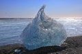Ice chunks from the Jokulsarlon glacial lagoon, Iceland Royalty Free Stock Photo