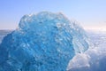 Ice chunks from the Jokulsarlon glacial lagoon Royalty Free Stock Photo