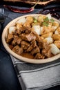 Chunky beef stew. Royalty Free Stock Photo