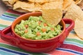 Chunky Homemade Guacamole Royalty Free Stock Photo