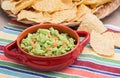 Chunky Homemade Guacamole Royalty Free Stock Photo