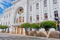 Chuquisaca Governorship Palace at Plaza 25 de Mayo Square in Sucre, Bolivia Royalty Free Stock Photo