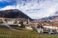 Chur in south east Switzerland Royalty Free Stock Photo