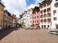 Chur downtown Swiss agglomeration Royalty Free Stock Photo