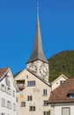 Buildings of the historic part of the city of Chur, Switzerland