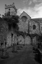 Church and Abbey Ruins Royalty Free Stock Photo
