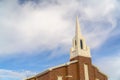 Church against serene sky in Eagle Mountain Utah Royalty Free Stock Photo