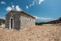 Church of Aghios Donatos, Lefkada, Greece in summer