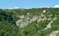 Church of Zoodohos Pigi and waterfall of small affluent of Haliakmona, Stenopotamos