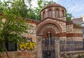 Church Agia Paraskevi Agioi Anargyroi and graffitti in Psirri ne