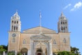 The Church of Agia Triada on Paros Island, Cyclades, Greece Royalty Free Stock Photo