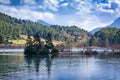 Church of Agios Fanourios at Lake Doxa, Greece