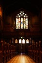 Church aisle Royalty Free Stock Photo