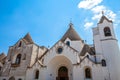 Church in Alberobello, Trulli Italy Village Royalty Free Stock Photo