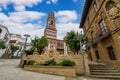 The church of Alcaniz in Poble Espanyol in Barcelona, Spain Royalty Free Stock Photo