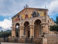 Church of All Nations in garden of Gethsemane, Jerusalem, Israel Royalty Free Stock Photo