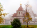 Church of all Russian saints on the embankment of Volgograd Royalty Free Stock Photo