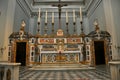Church altar in Italy
