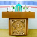 Church alter Royalty Free Stock Photo