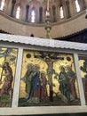 Church alter in gold mosaic art, zanzibar