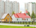 The Church of Anatolia and Protoleon Nicomedia in Park of a name of Artema borovika. Royalty Free Stock Photo