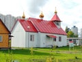 The Church of Anatolia and Protoleon Nicomedia in Park of a name of Artema borovika. Royalty Free Stock Photo