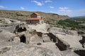 Church in ancient cave town Uplistsikhe, Gori, Georgia Royalty Free Stock Photo