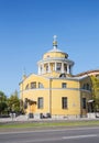 Church of the Annunciation in the Staraya Derevnya, Saint-Petersburg Royalty Free Stock Photo