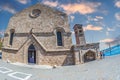 Church of Annunciation of Virgin, Mandraki port, Rhodes, Greece Royalty Free Stock Photo