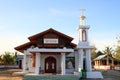 Church in Arborek during sunrise